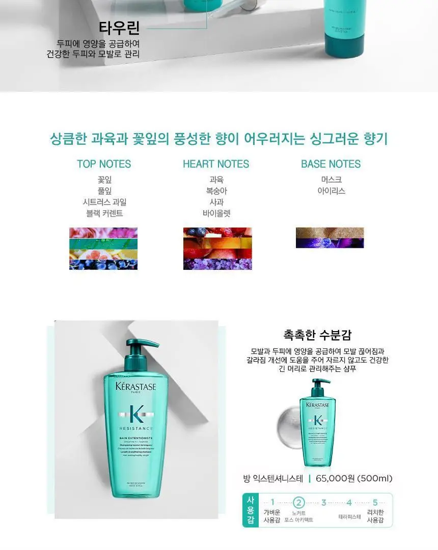[손상 케어] 케라스타즈 익스텐셔니스테 샴푸 500ml 상세페이지 2